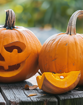 Semi di zucca di Halloween Jack O Lantern Cucurbita pepo annuale