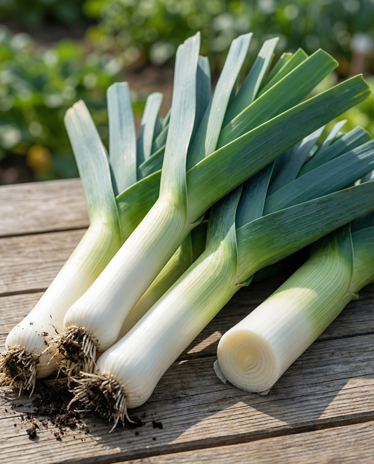 Leek Herfstreuzen 3 Elephant (Allium porrum) – annual vegetable seeds from SeedsChoice