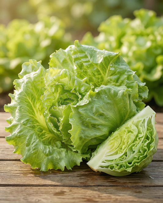 Lechuga Batavia Blonde De Paris (Lactuca sativa) – semillas de hortaliza anual de SeedsChoice