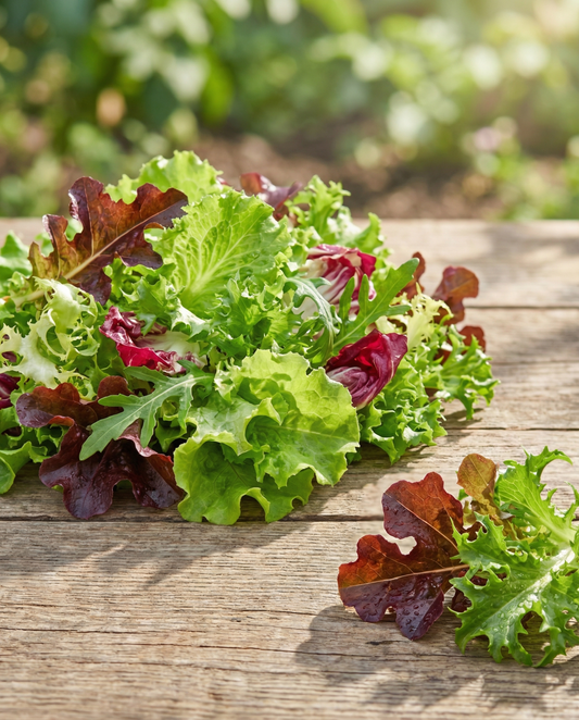 Ensalada francesa mixta (Lactuca sativa) – semillas de mezcla anual de SeedsChoice