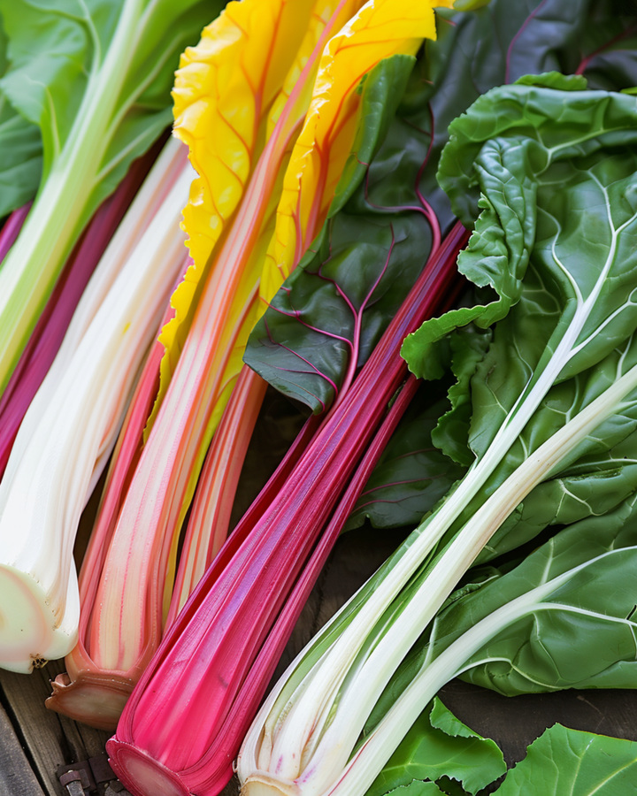 Multicolor Chard Bright Lights Rainbow-frø (Beta vulgaris) – etårig grøntsag