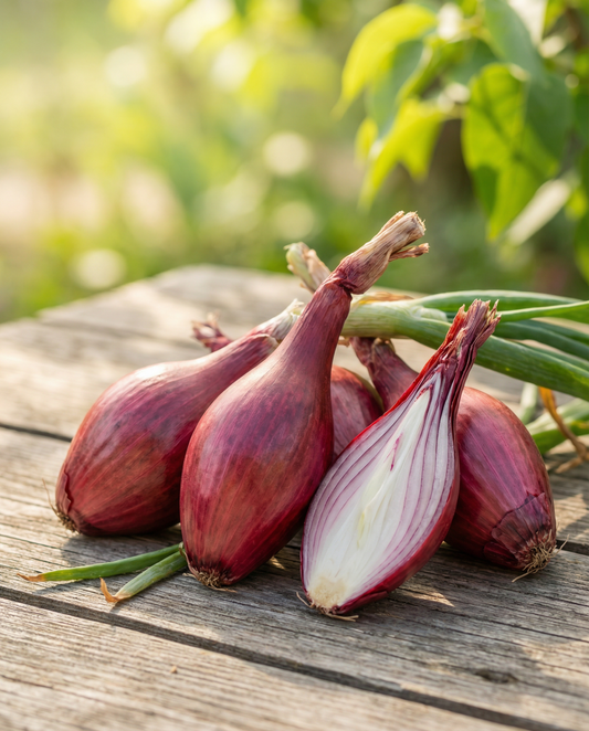 Cipolla Rossa Lunga Di Firenze Rossa Allungata (Allium cepa) – semi di ortaggi annuali da SeedsChoice