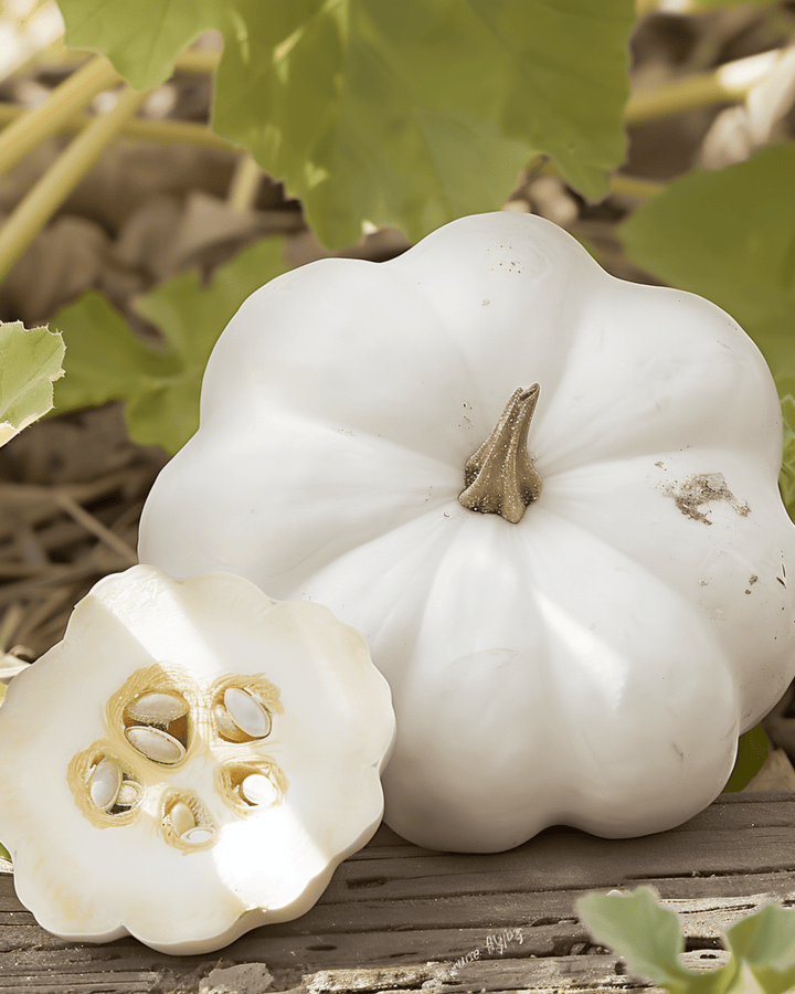 Graines Patisson Squash Custard White (Cucurbita pepo) – légume annuel