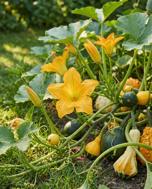 Calabaza ornamental Large Small Fruits (Cucurbita pepo) – semillas anuales en mezcla de SeedsChoice