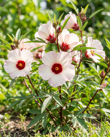 Żrieragħ Roselle (Hibiscus sabdariffa) – fjura annwali
