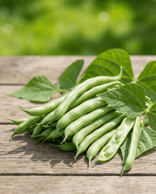 Frön till dvärgböna Saxa Of Limburgse (Phaseolus vulgaris) – ettårig grönsak från SeedsChoice