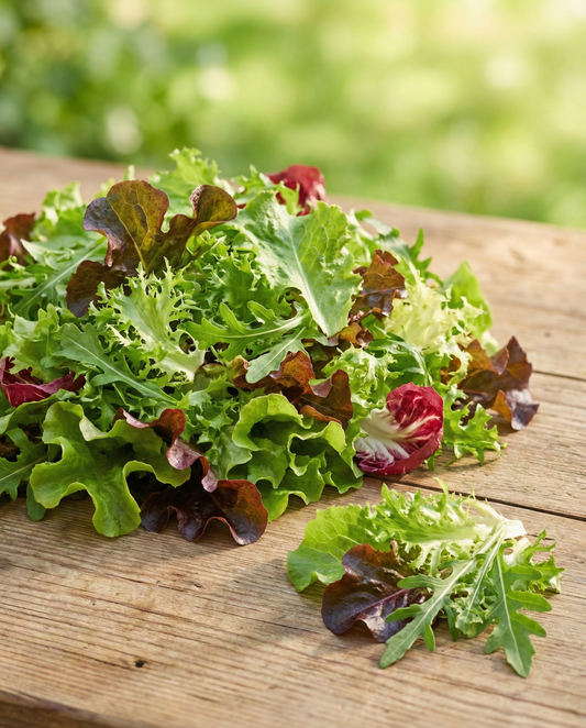 Fransk salat Mesclun – frø til økologisk etårig blanding fra SeedsChoice