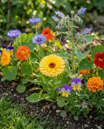 Edible Mixture Mix 2.3g Pack – organic annual flower seeds from SeedsChoice