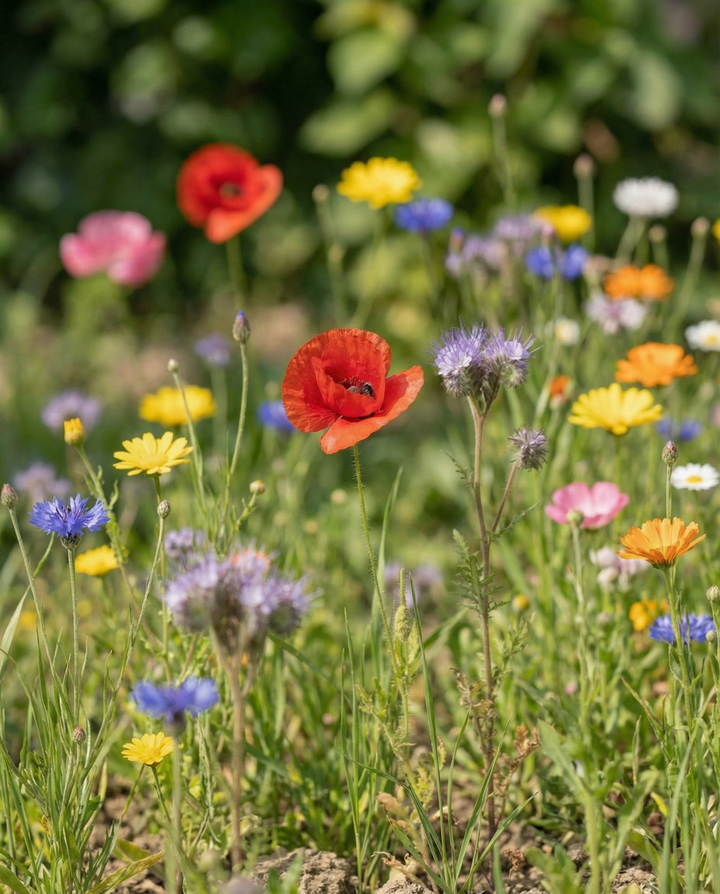 Ladybird Mix 25 M2 Scatter Box seeds – annual flower