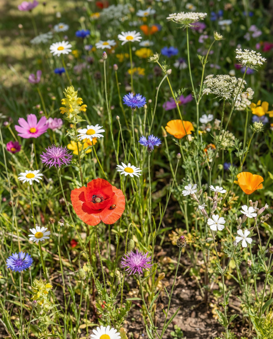 Mistura Para Joaninhas Pacote 15m2 – sementes de flores anuais da SeedsChoice