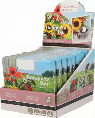 Bunter Mix Blumenstrauß Bar Samen – einjähriges Anzucht-Set
