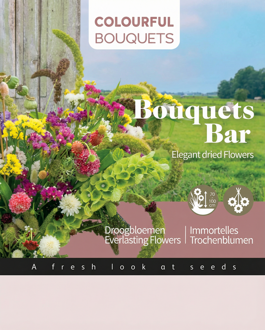 Everlasting Dried Bouquet Mix 70 To 100 Cm – annual flower seeds from SeedsChoice