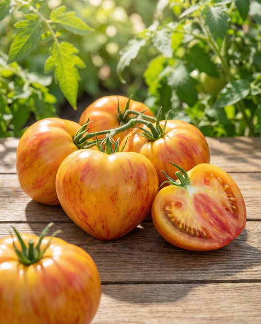 Oksekødstomat Gourmansun F1 (Solanum lycopersicum) – etårige grøntsagsfrø fra SeedsChoice