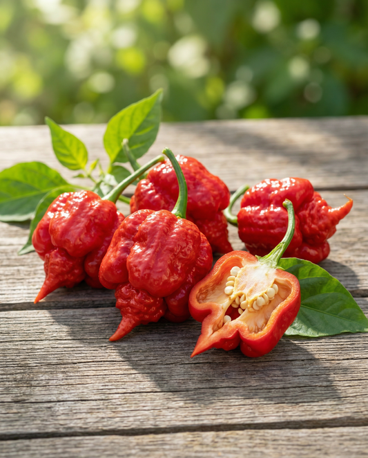 Bżar Carolina Reaper (Capsicum chinense) – żrieragħ tal-ħxejjex minn SeedsChoice