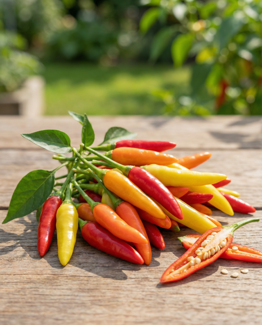 Mix de Pimenta Rawit (Capsicum frutescens) – sementes de hortícola anual da SeedsChoice