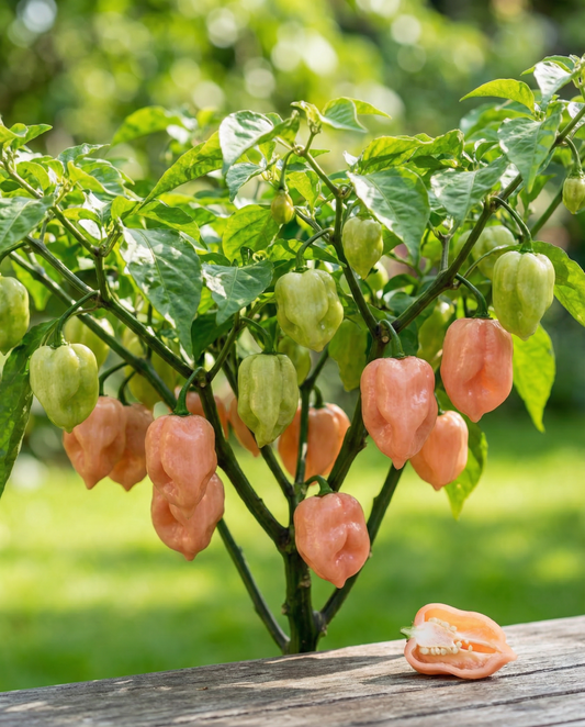 Bżar Habanero Roża (Capsicum chinense) – żerriegħa tal-ħxejjex annwali minn SeedsChoice