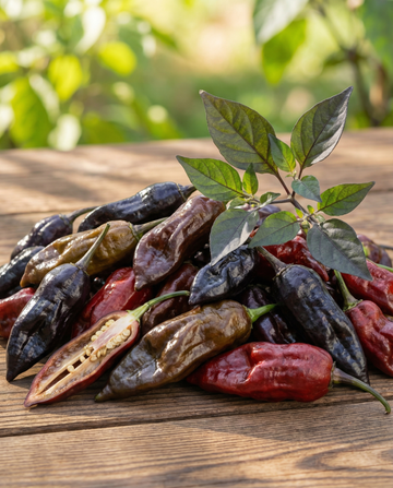 Dorset Naga Black Pepper (Capsicum chinense) – graines de légumes annuels de SeedsChoice