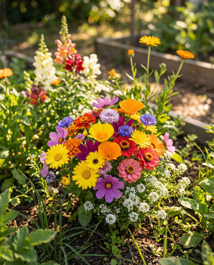 Sommermischung 15 m² Streudose Samen – einjährige Blume
