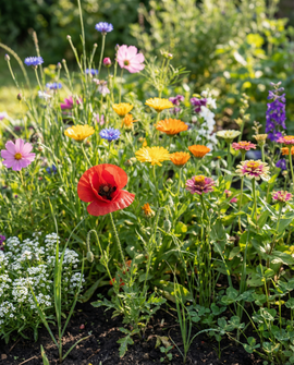 Sommarblomsblandning frön – ettårig, täcker 25 m²
