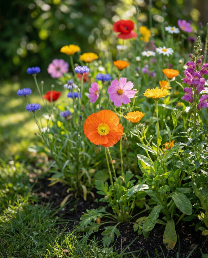 Summer Mix 100 m² peitto 400 g pakkaus siemenet – yksivuotinen kukka