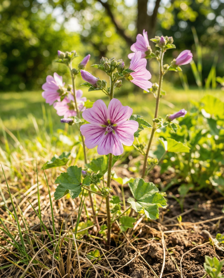 Malvasekoituksen siemenet (Malva sylvestris) – kaksivuotinen kukka