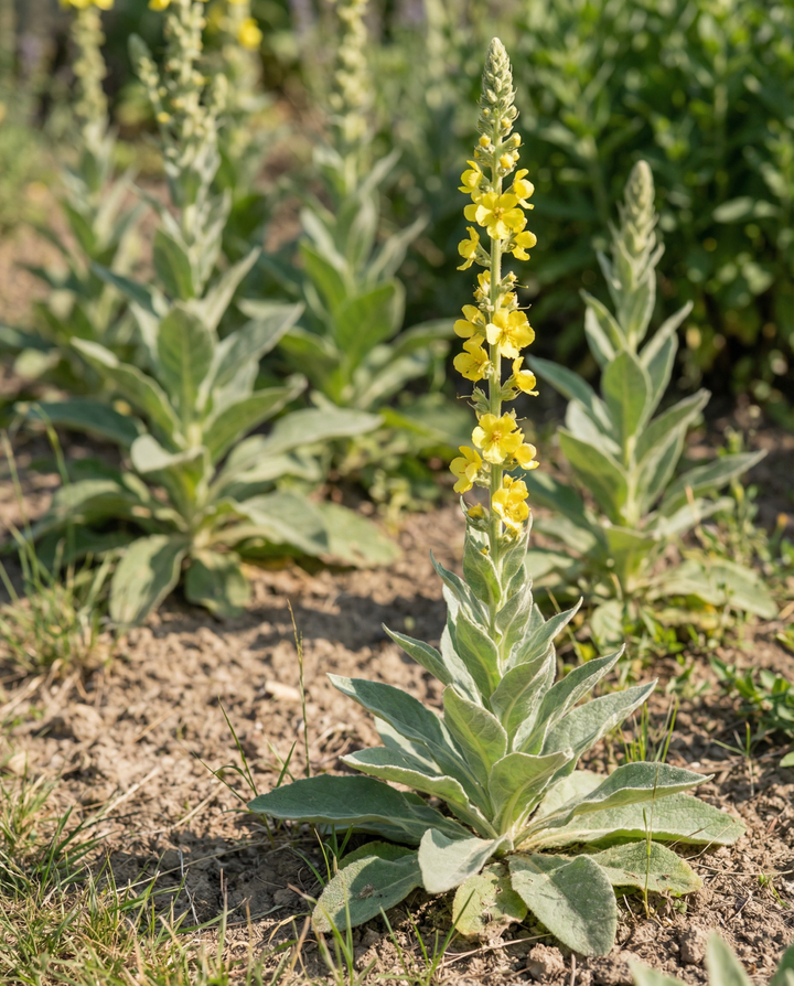Graines de molène commune (Verbascum thapsus) – fleur bisannuelle