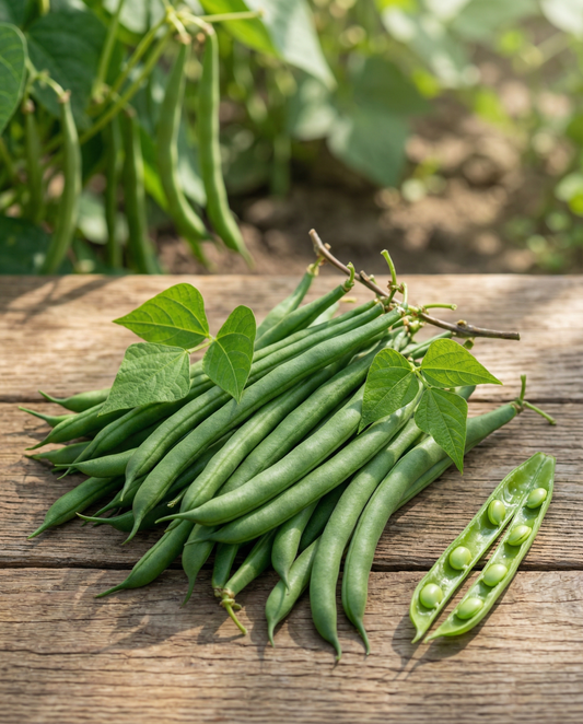 Buskbønner Ferrari (Phaseolus vulgaris) – frø til etårigt grønsag fra SeedsChoice